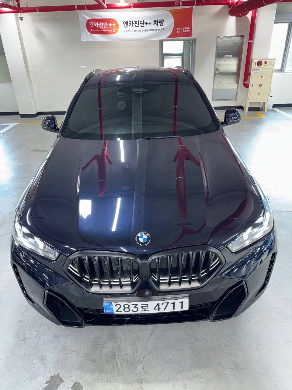 BMW X6 xDrive40i M Sport — капот и решётка радиатора